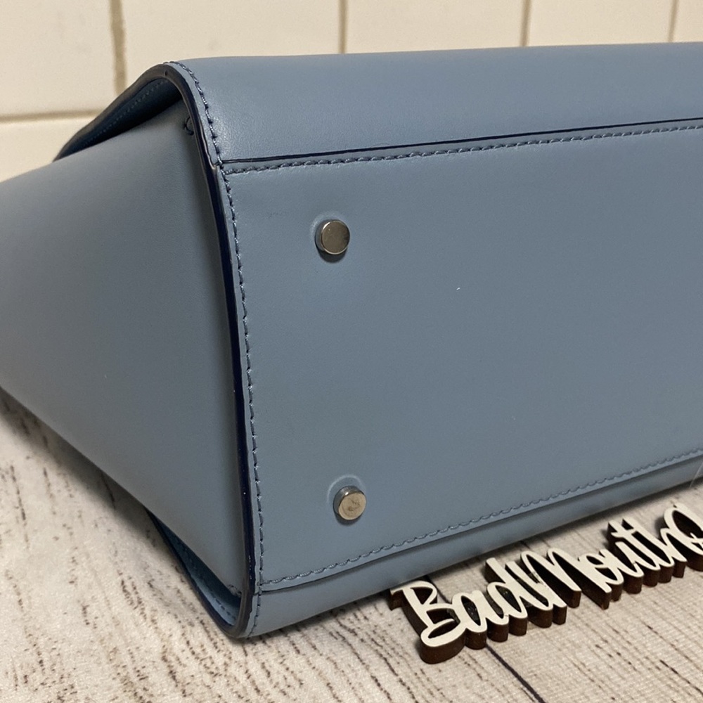 *kate spade Small Mina Magnolia Street Blue Crossbody Shoulder Handbag Purse - Picture 10 of 15